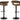 Grace barstol brun 2-Pack