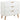 Lowell kommode hvid  80x40x80 cm