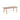 A-Line spisebord hvid  200x95x74.6 cm