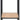 Seaford reol naturlig  77x35x185 cm