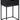 Mitra natbord sort  40x30x61.5 cm