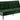 Perugia sovesofa grøn piping, indsyninger & firkantet syning 198x95x87 cm