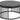 Strington sofabord sort  Ø65x35 cm