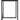 Darlington konsolbord sort  140x40x77 cm