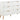 Lowell kommode hvid  135x40x90 cm