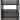 Seaford reol sort  114x35x78 cm