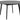 Roxby spisebord sort  Ø140x76 cm