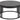 Strington sofabord sort  Ø65x35 cm